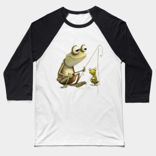 A Frog and His Son Baseball T-Shirt